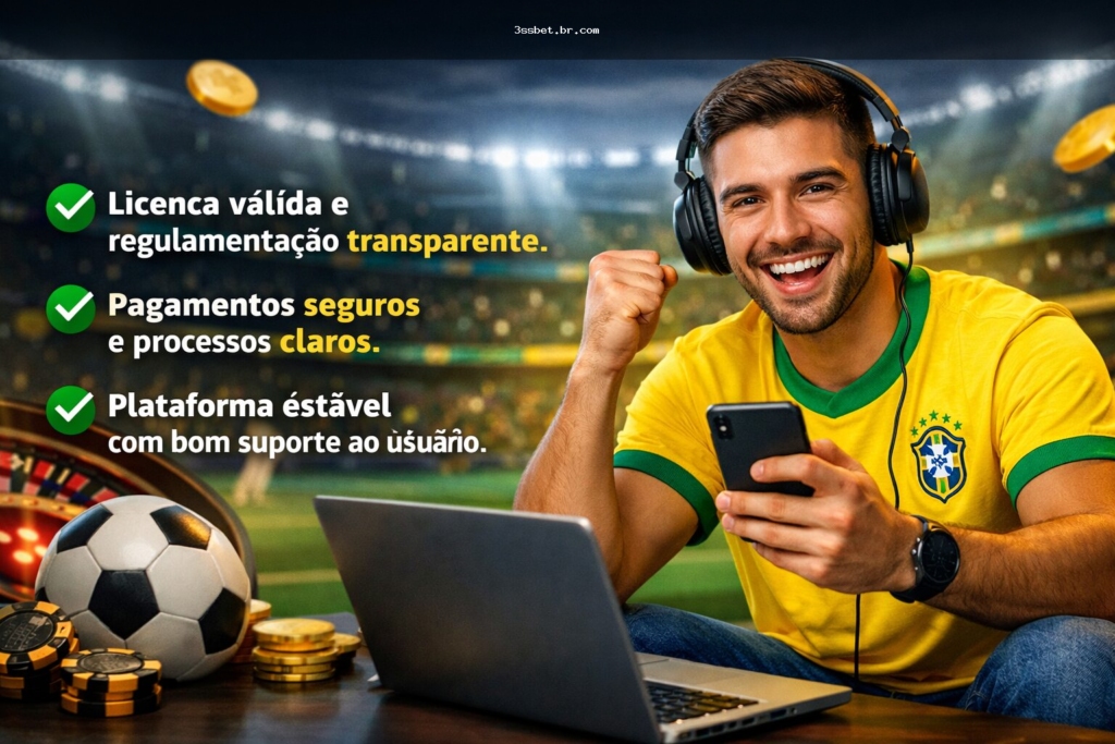 Usuário verificando login e segurança antes de acessar plataforma de apostas