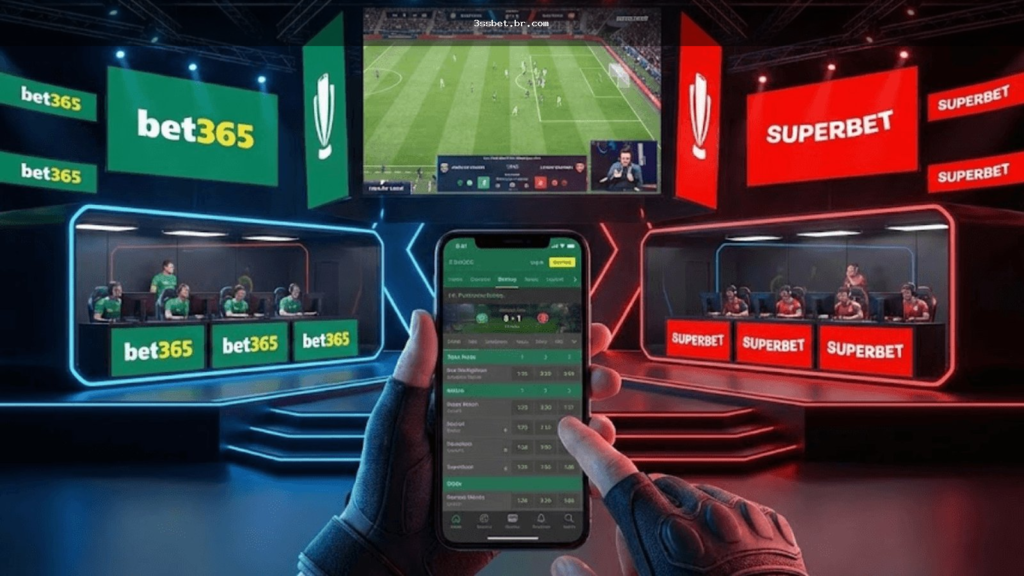 Apostador analisando odds em uma plataforma