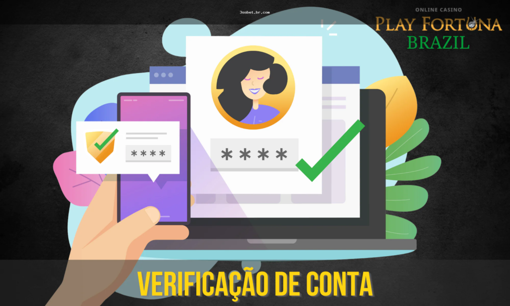 Pessoa conferindo com segurança a verificação de conta em site de apostas pelo celular
