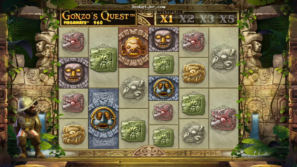 Placeholder: jogador explorando slots Megaways na 3ssbet