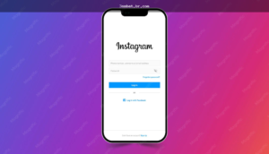 Tela de celular com verificação de login seguro e alerta contra phishing