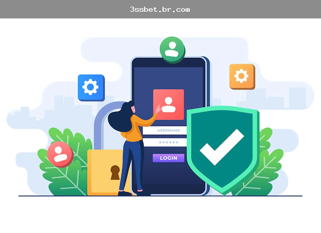 Tela de login seguro e gerenciamento de conta na 3ssbet